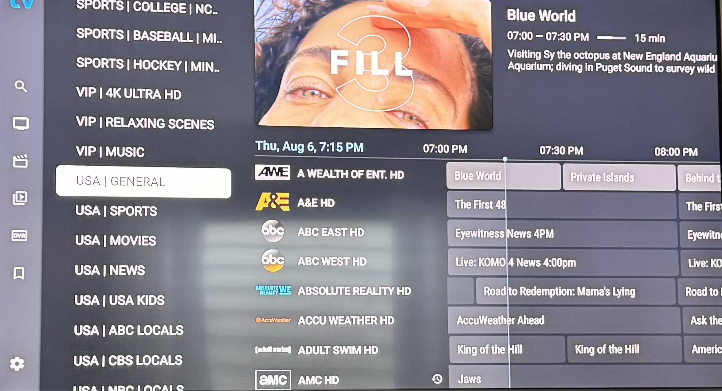 Live TV Guide